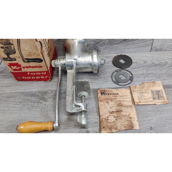 Vintage Keystone Food and Meat Chopper, Keyco Products, Inc., No. 1-0 in Box-USA - Picture 2 of 15